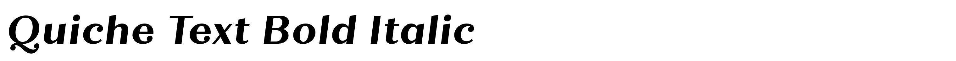 Quiche Text Bold Italic